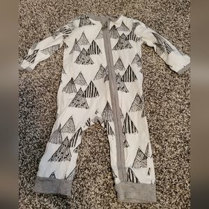 Burt's Bees Baby Mountain Zippered Pajamas, 0-3 Months